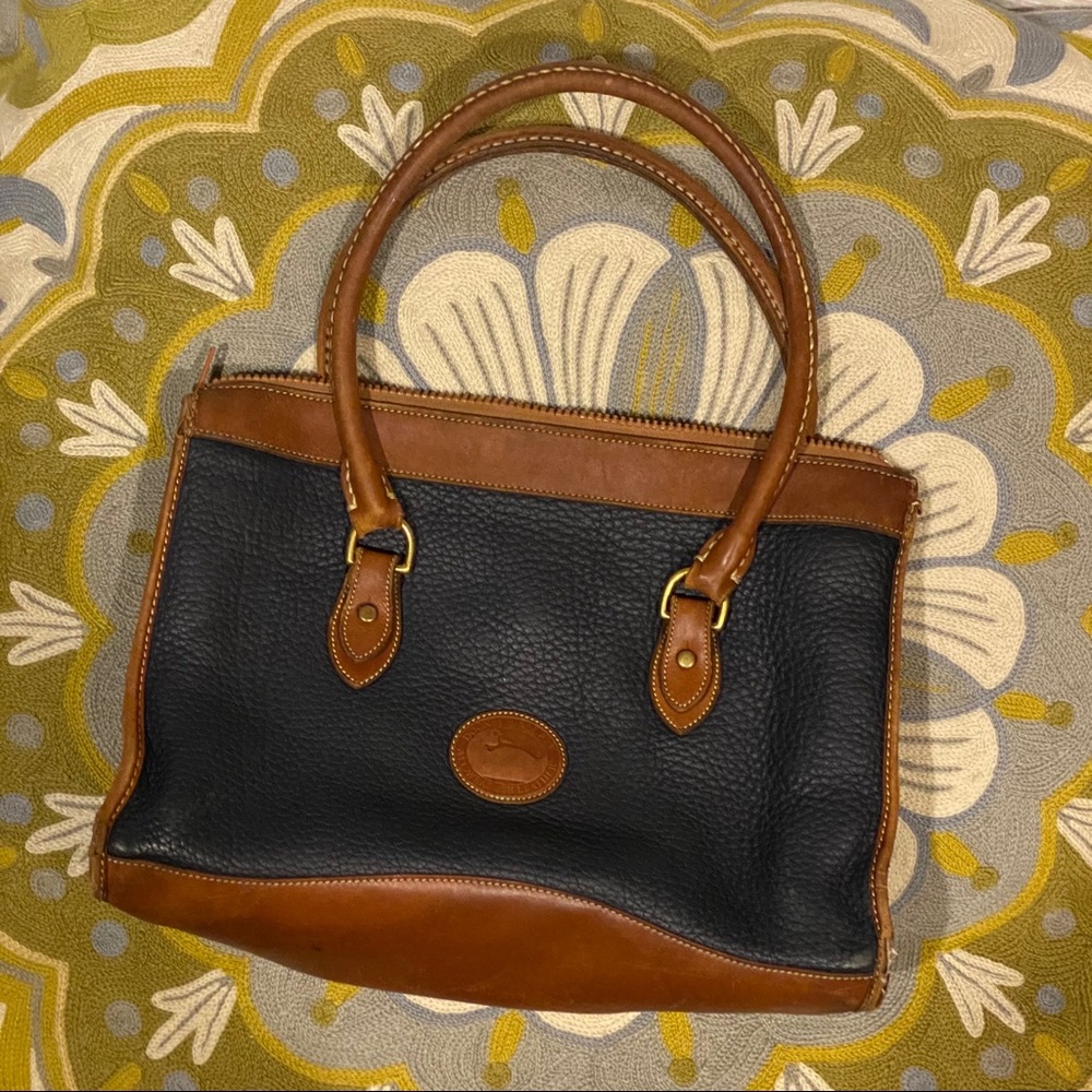 90s Dooney and Bourke Vintage All Weather Navy Purse